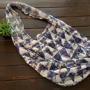 Free People Geometric Tote Bag Shoulder